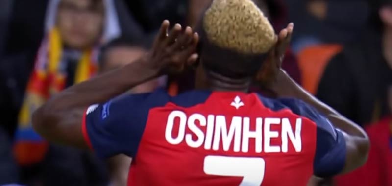 Osimhen si prepara a diventare un giocatore del Napoli