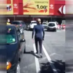 Maurizia Paradiso perde le staffe per strada