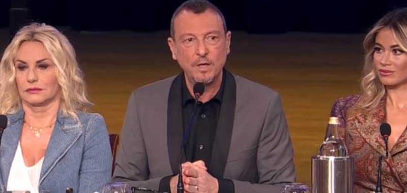 Amadeus ha trovato un “posto” a Sanremo anche alla sua compagna