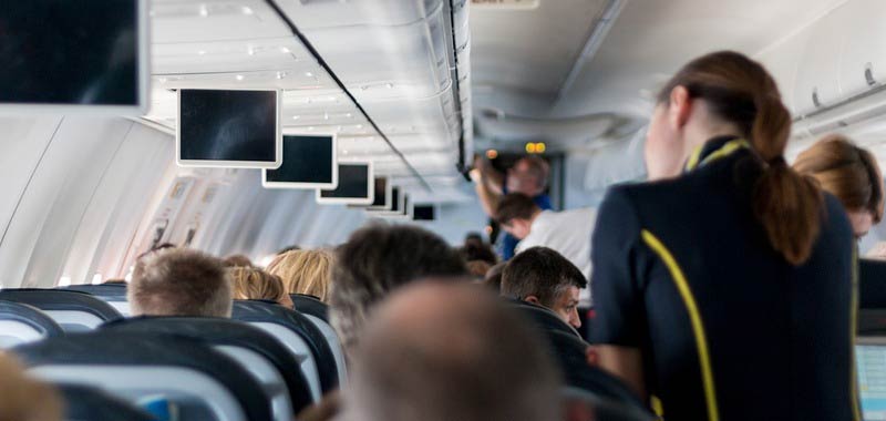 Usa, padre segue in volo la figlia hostess