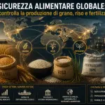 Sicurezza alimentare globale: chi controlla la produzione di grano, riso e fertilizzanti