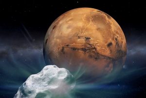 Marte, l'atmosfera del Pianeta è bombardata da piccoli meteoriti