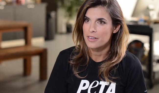 Elisabetta Canalis nuova campagna di moda per PETA